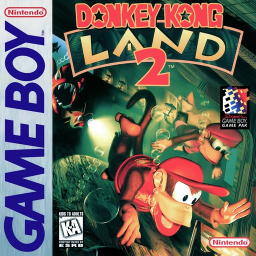 Donkey Kong Land 2 (USA, Europe) (SGB Enhanced)