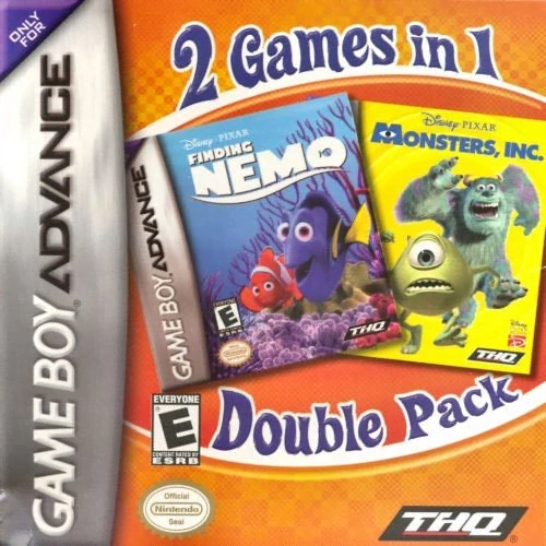 2 Games in 1 - Monsters, Inc. + Finding Nemo (USA)