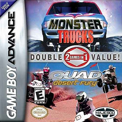 2 Games in 1 - Quad Desert Fury + Monster Trucks (USA)