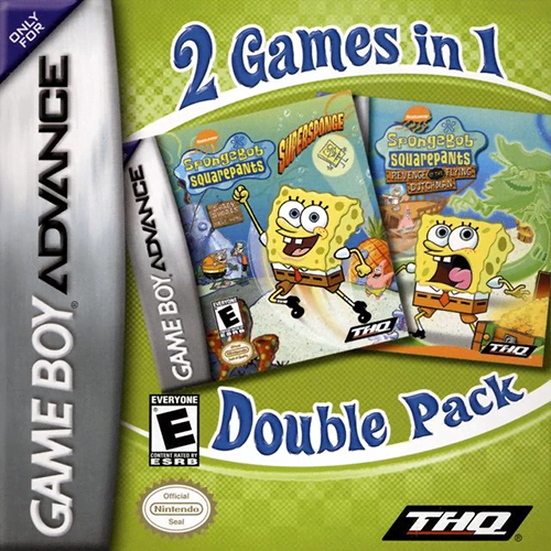 2 Games in 1 - SpongeBob SquarePants - Revenge of the Flying Dutchman + SpongeBob SquarePants - SuperSponge (USA)