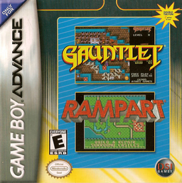 2 Games in One! - Gauntlet + Rampart (USA)