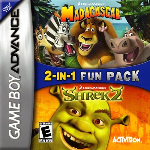 2-in-1 Fun Pack - Shrek 2 + Madagascar (USA)
