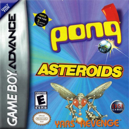 3 Games in One! - Yars' Revenge + Asteroids + Pong (USA)