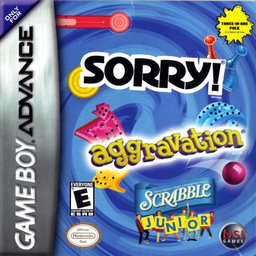 Three-in-One Pack - Sorry! + Aggravation + Scrabble Junior (USA)