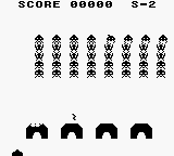 Space Invaders (USA) (SGB Enhanced) - Gameplay
