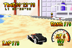 Hot Wheels - Burnin' Rubber (USA) - Gameplay