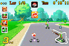 Mario Kart - Super Circuit (USA) - Gameplay