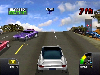 Cruis'n USA (USA) (Rev 2) - Gameplay