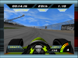 Indy Racing 2000 (USA) - Gameplay