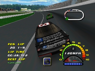 NASCAR 2000 (USA) - Gameplay