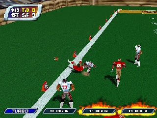NFL Blitz 2001 (USA) - Gameplay