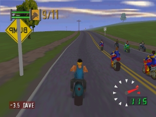 Road Rash 64 (USA) - Gameplay
