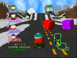 South Park Rally (USA) - Gameplay