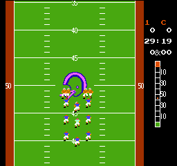 10-Yard Fight (USA, Europe) - Gameplay