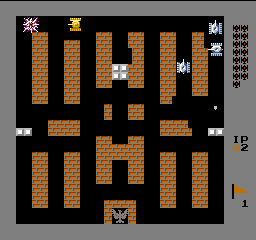 BattleCity (World) (Namcot Collection, Namco Museum Archives Vol 2) - Gameplay