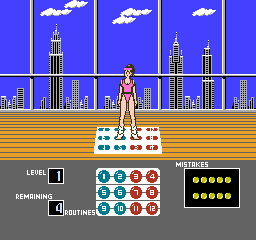 Dance Aerobics (USA) - Gameplay