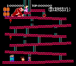 Donkey Kong (USA) (Rev 1) (e-Reader) - Gameplay