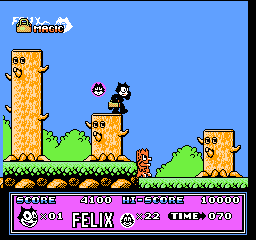 Felix the Cat (USA) (Hudson) - Gameplay