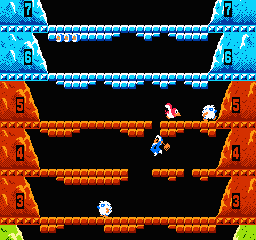 Ice Climber (USA, Europe, Asia) (En) - Gameplay