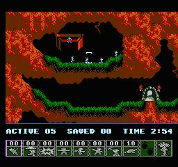 Lemmings (USA) - Gameplay