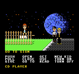 Maniac Mansion (USA) (Limited Run Games) - Gameplay