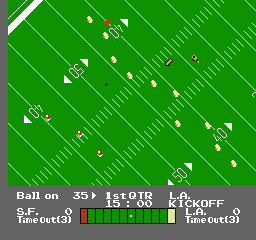 NES Play Action Football (USA) - Gameplay