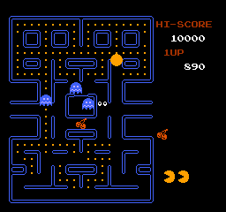 Pac-Man (World) (Rev 1) (Namcot Collection, Namco Museum Archives Vol 1) - Gameplay