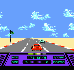 Rad Racer (USA) - Gameplay