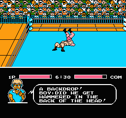 Tecmo World Wrestling (USA) - Gameplay
