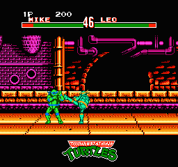 Teenage Mutant Ninja Turtles - Tournament Fighters (USA) - Gameplay