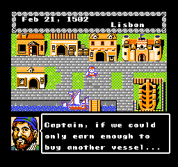 Uncharted Waters (USA) - Gameplay