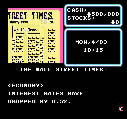 Wall Street Kid (USA) - Gameplay
