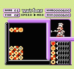 Yoshi's Cookie (USA) - Gameplay