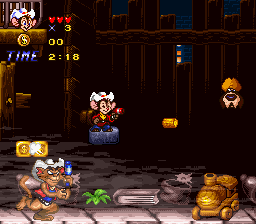American Tail, An - Fievel Goes West (USA) - Gameplay