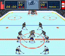 Brett Hull Hockey 95 (USA) - Gameplay