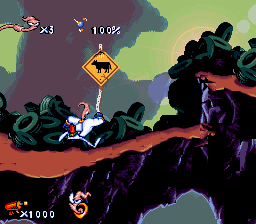 Earthworm Jim (USA) - Gameplay