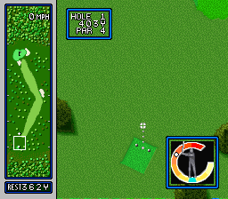 HAL's Hole in One Golf (USA) - Gameplay
