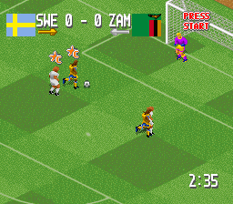 Head-On Soccer (USA) - Gameplay