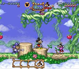 Magical Quest Starring Mickey Mouse, The (USA) - Gameplay