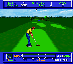PGA Tour Golf (USA) - Gameplay