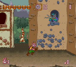 Power Piggs of the Dark Age (USA) - Gameplay