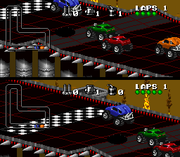Rock N' Roll Racing (USA) - Gameplay