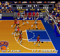 Tecmo Super NBA Basketball (USA) (SNS-XM) - Gameplay