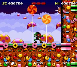 Zool - Ninja of the 'Nth' Dimension (USA) - Gameplay
