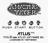 A-mazing Tater (USA) - Title Screen