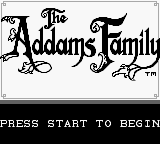 Addams Family, The (USA) - Title Screen