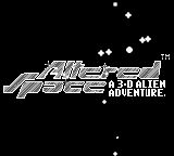 Altered Space - A 3-D Alien Adventure (USA) - Title Screen
