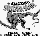 Amazing Spider-Man, The (USA, Europe) - Title Screen