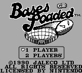 Bases Loaded (USA) - Title Screen