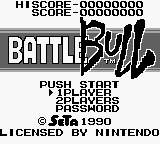 Battle Bull (USA) - Title Screen
